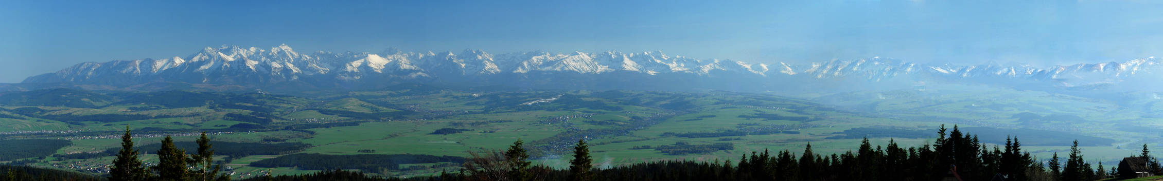 Tatry mountains panorama
