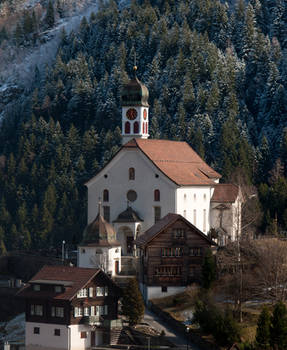 Church of Wassen in Switzerland