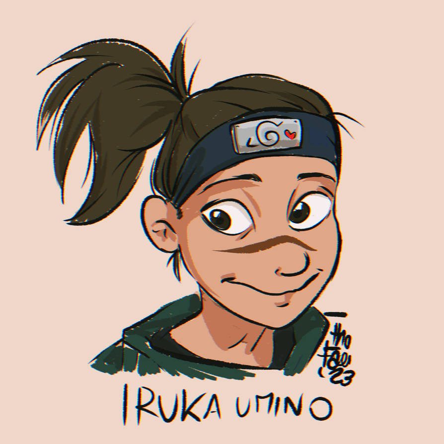 Iruka Umino (Naruto) by smurfysmurf12345 on DeviantArt