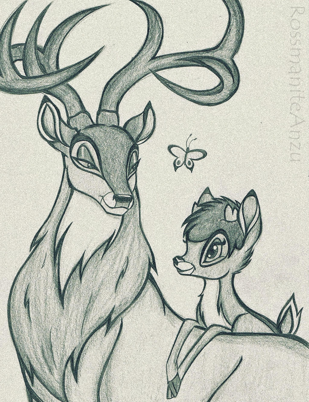 Bambi and The Great Prince Of The Forest by RossmaniteAnzu on DeviantArt