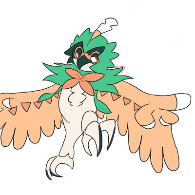 Rowelett Evolution Rowlett's Final Evolution by Otterpops123 on DeviantArt