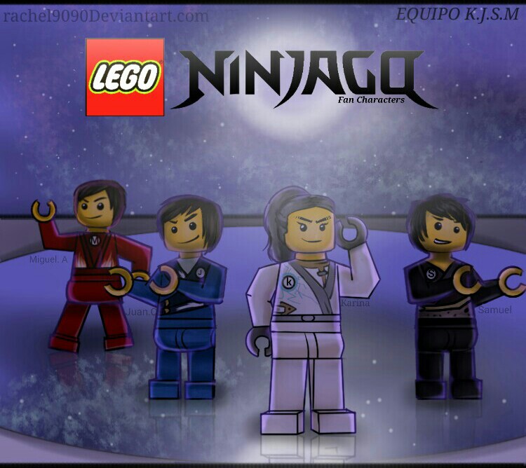 Ninjago Equipo k.J.S.M  (Fancharacter)