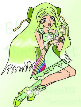 Pretty Cure OC Cure Luck :)