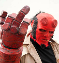 Hellboy cosplay
