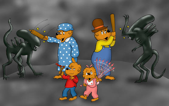 Aliens Vs. Berenstain Bears