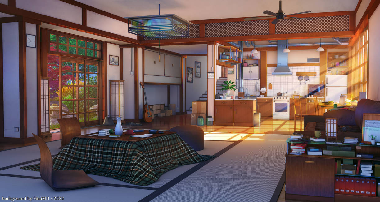 Japanese kitchen - day by YukinaaXIII on DeviantArt