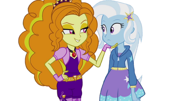 Adagio Dazzle and Trixie Vector