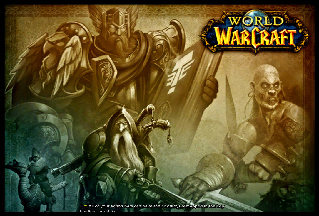 World of Warcraft Classic загрузочный экран