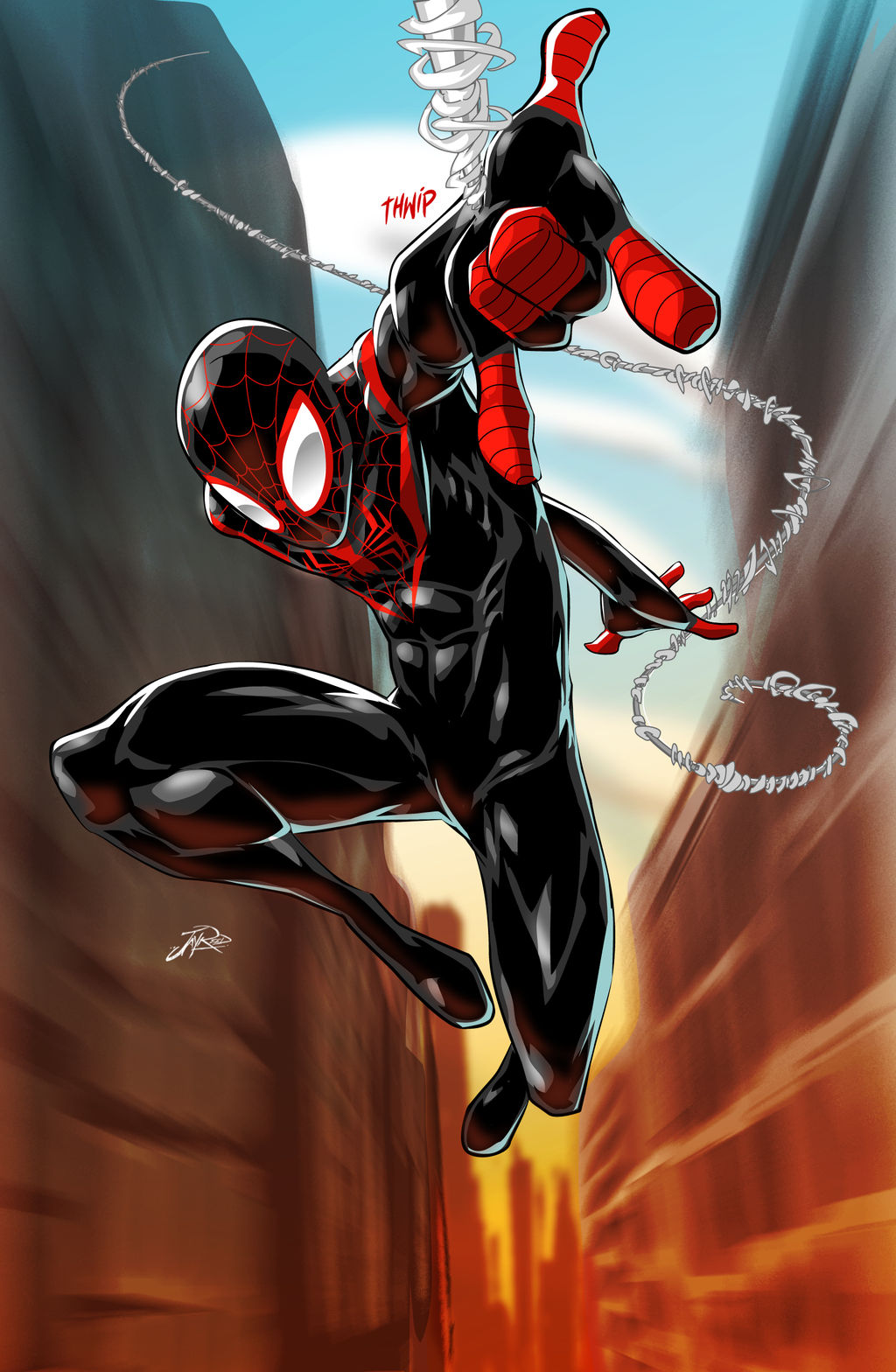 Miles Morales Ultimate Spider-Man by JayReedArt on DeviantArt
