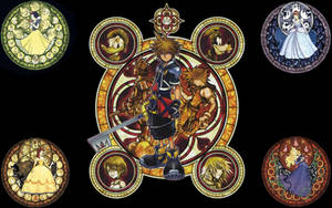 Kingdom Hearts Stained Glass