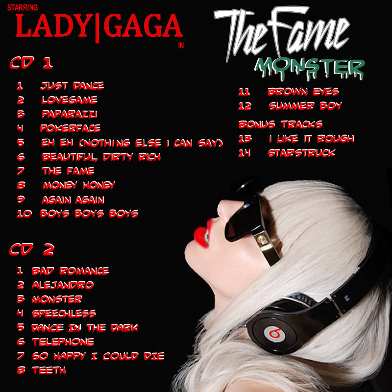 Fame Monster Back Cover