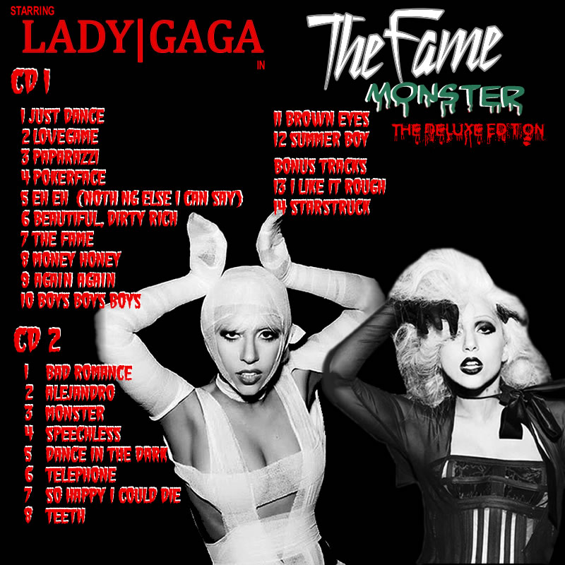 Fame Monster Deluxe Back Cover