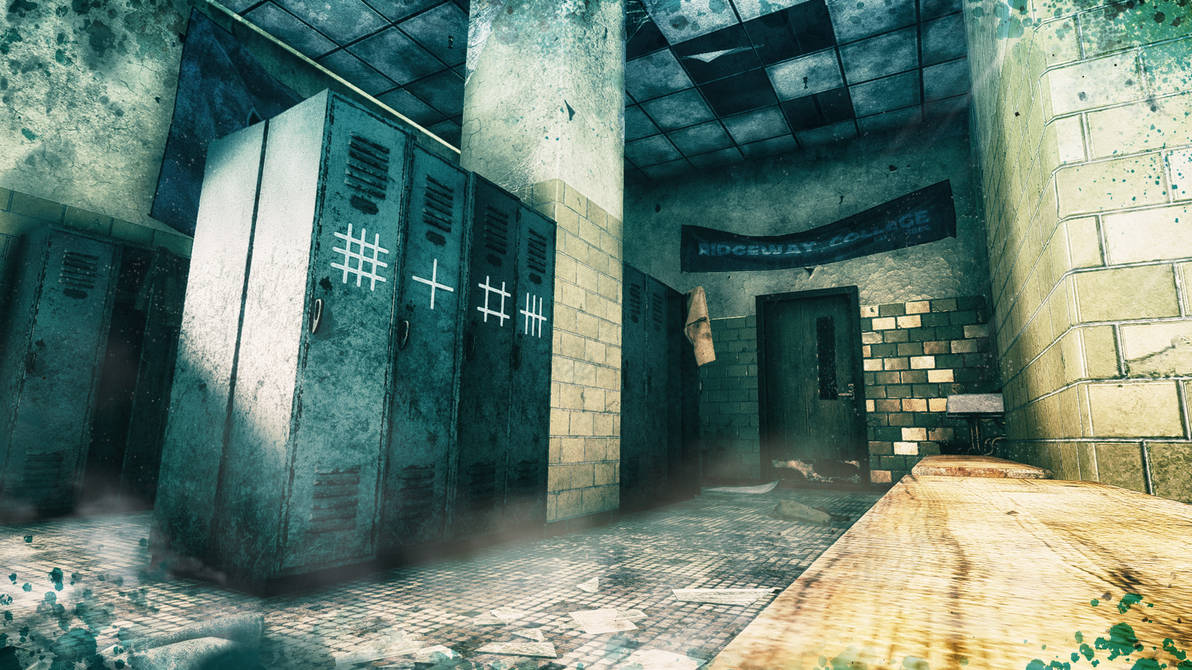 Asylum Locker Alumni Locker Rooms - Adventure game composition by M9art on DeviantArt