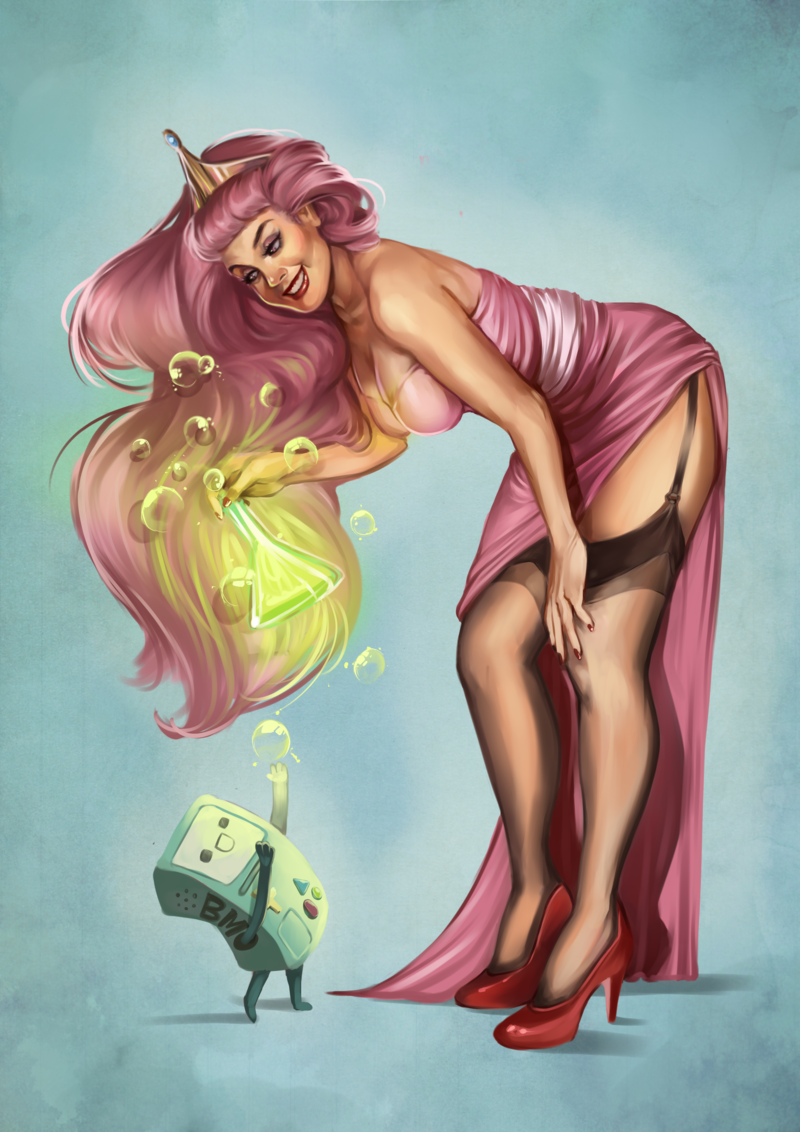 Princess Bubblegum Pin-up