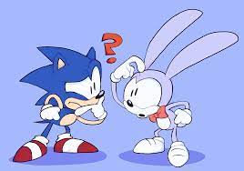 sonic meets feels the rabbit by mrofooyman on DeviantArt