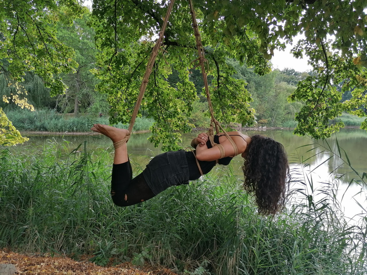 Shibari - Hogtie Suspension by RopeArtisan on DeviantArt