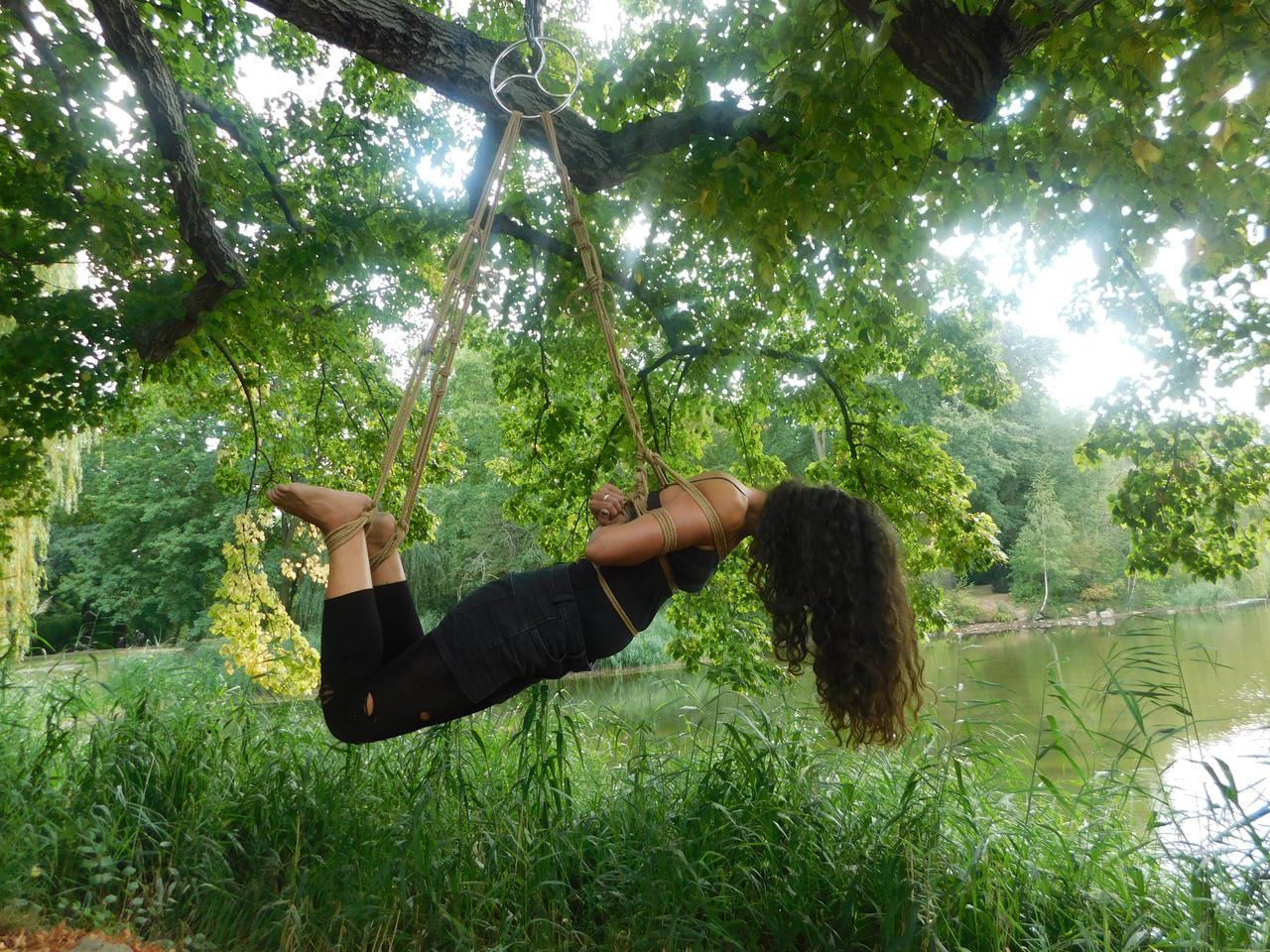 Shibari - Hogtie Suspension by RopeArtisan on DeviantArt