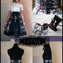 Punk Lolita High Waisted Skirt