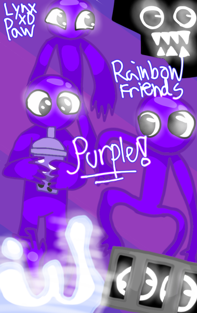 Purple Rainbow Friends Clipart, HD phone wallpaper