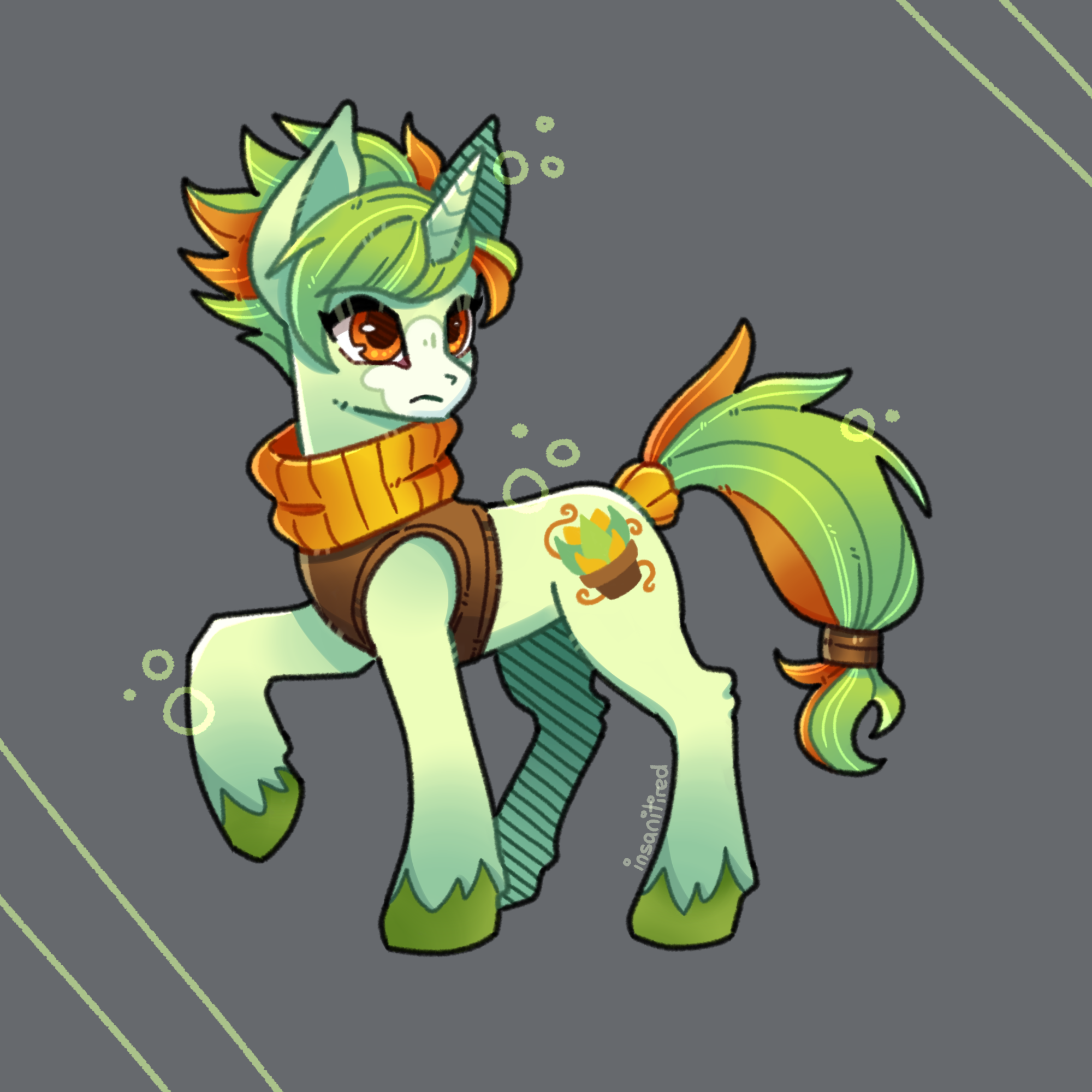 Solar Sprout (MLP Unicorn OC)