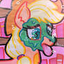 Blegh! (Trad. Screecap Redraw Applejack)
