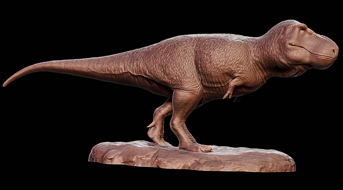 Tyrannosaurus rex (model for 3d printing) by IlyaYungin1991 on DeviantArt
