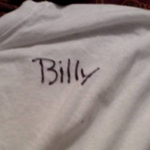 I GOT BILLY TO SIGN MY SHIRT!