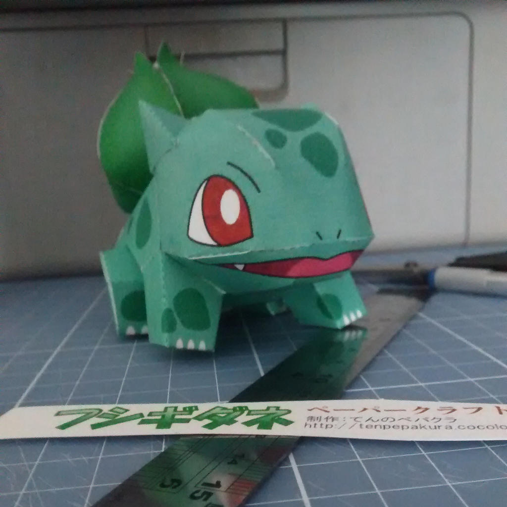 Pokemon Papercraft Bulbasaur By DenisSensei On DeviantArt pokemon-papercraft-bulbasaur-by-denissensei-on-deviantart