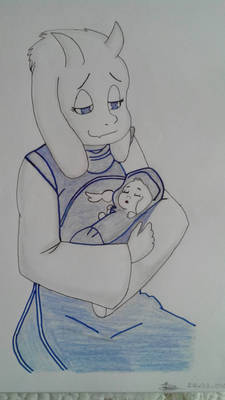 Toriel and baby asriel