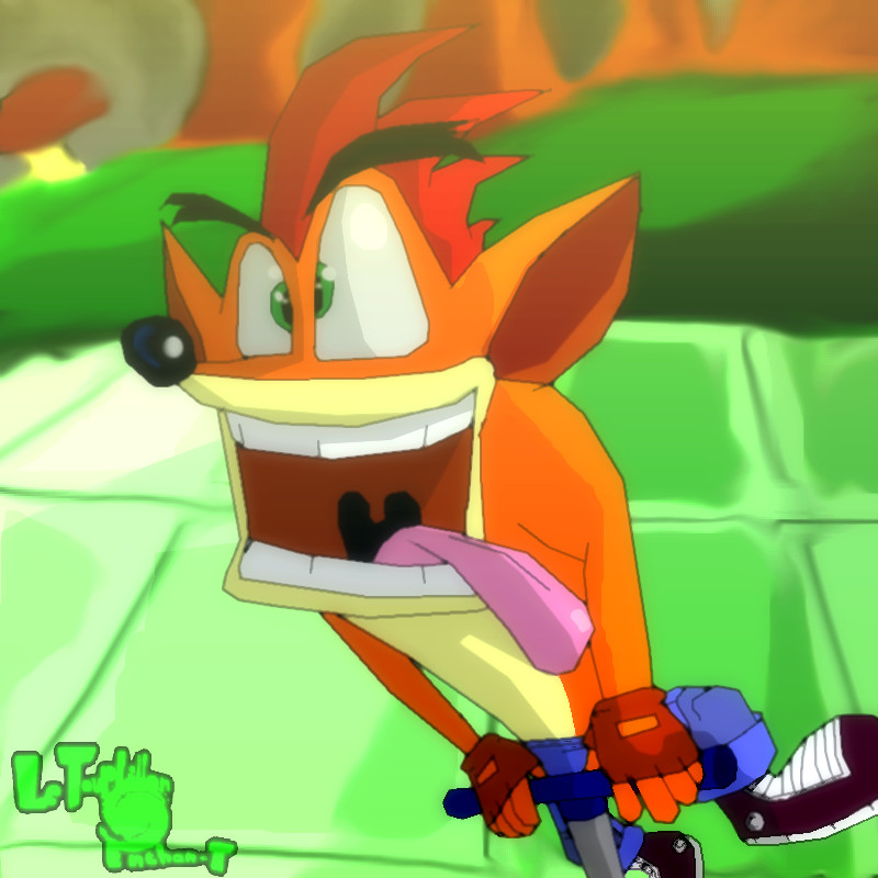 Crash Bash : Pogo Painter