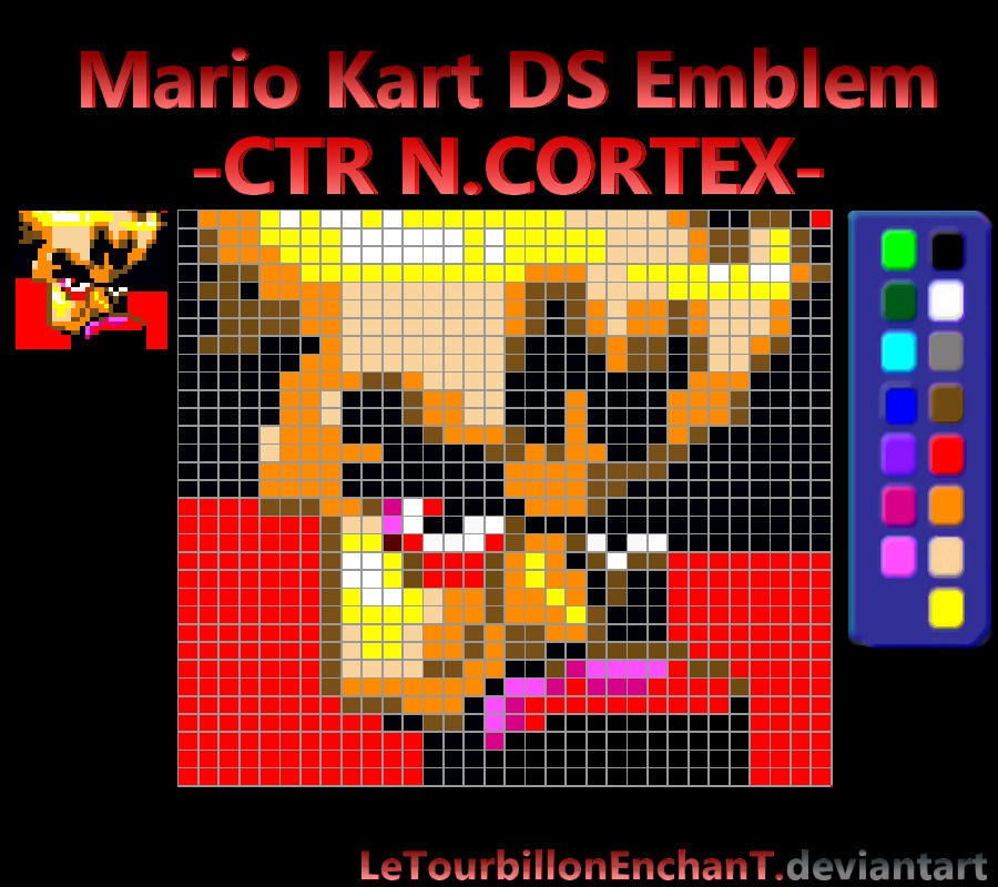 Mario Kart DS Emblem: -CTR-N.CORTEX-