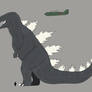Godzilla colored version