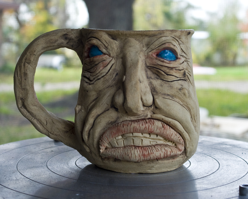 Laszlo's Janus Mug Sad