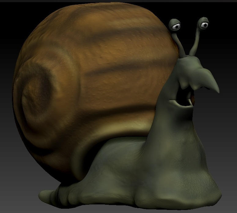 Snail Zbrush