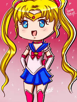 Sailor Moon - Serena Tsukino chibi art