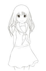 Chitanda Eru Lineart