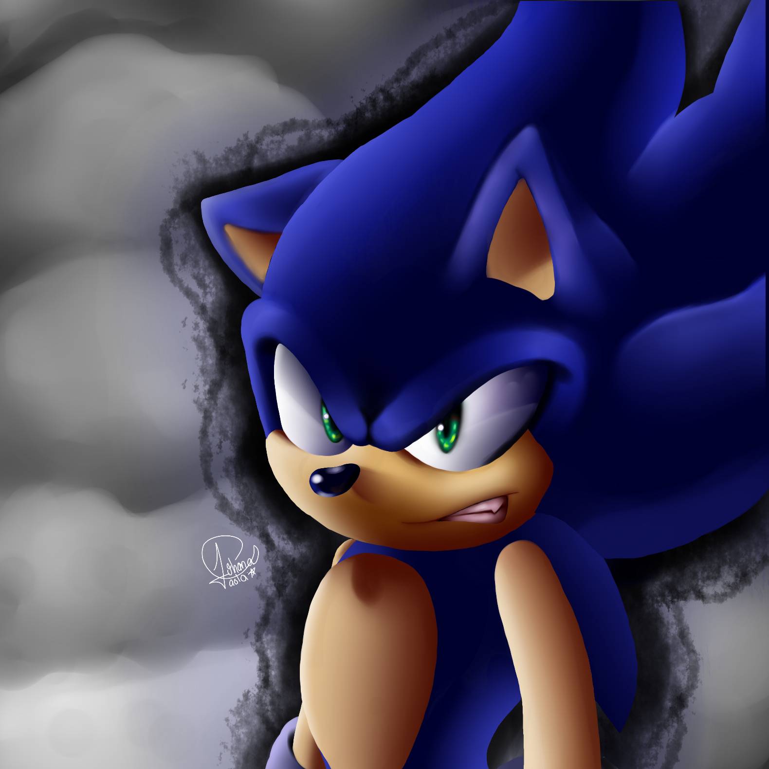 DARK SONIC X by joydraws08 on DeviantArt