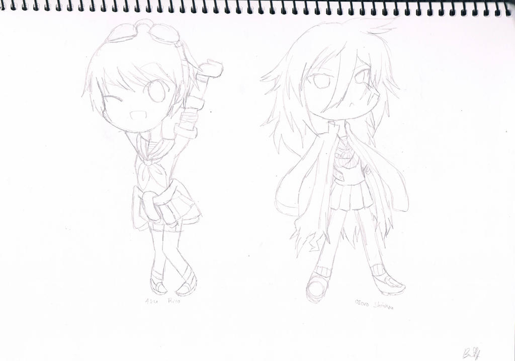 Yandere Simulator : Asu Rito and Osoro by KirisakiCreamy on DeviantArt