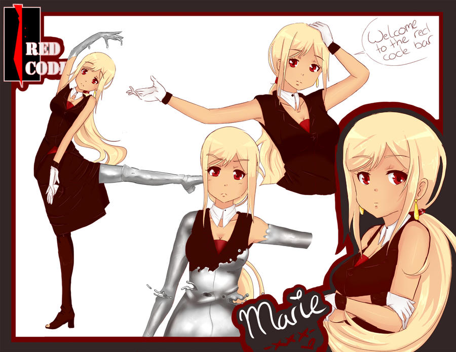 Red Code Entry: Marie :Agents: by aTomokou on DeviantArt