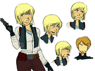Character Expression Sheet: Perylene