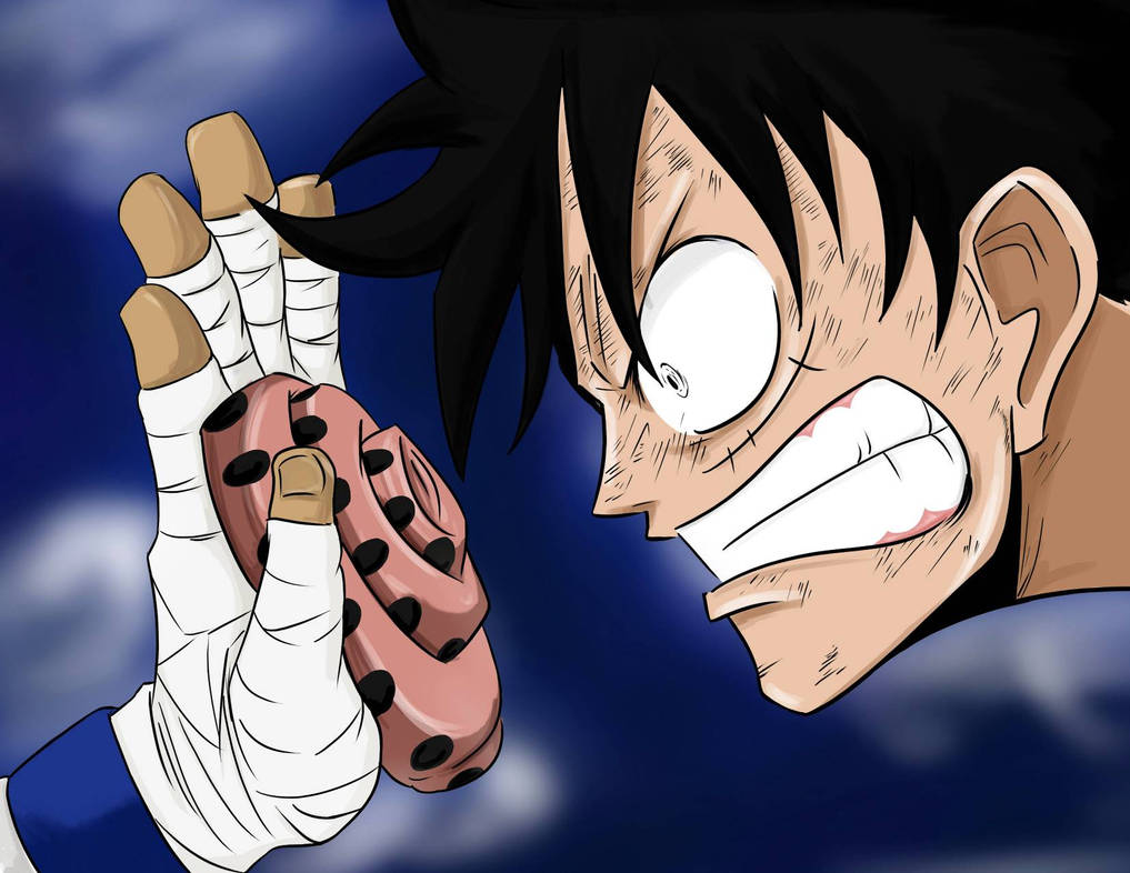 Luffy vs Usopp by jenidarling on DeviantArt