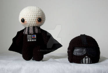 Darth Vader amigurumi doll