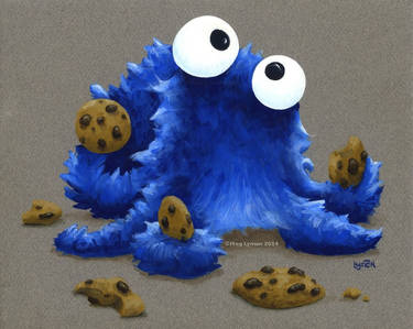 Cookie Monster Octopus