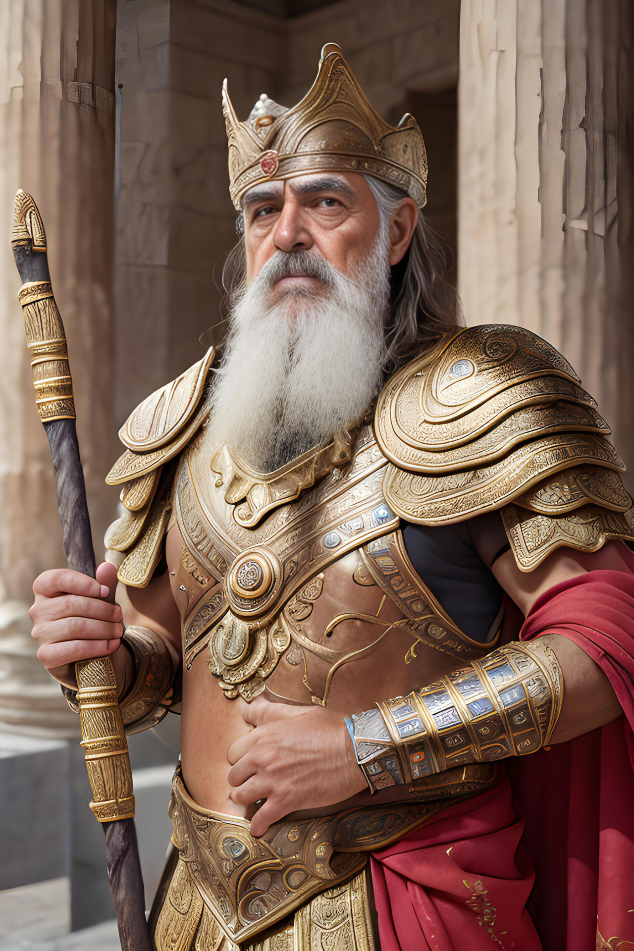Nestor by GreekMythologyinAi on DeviantArt