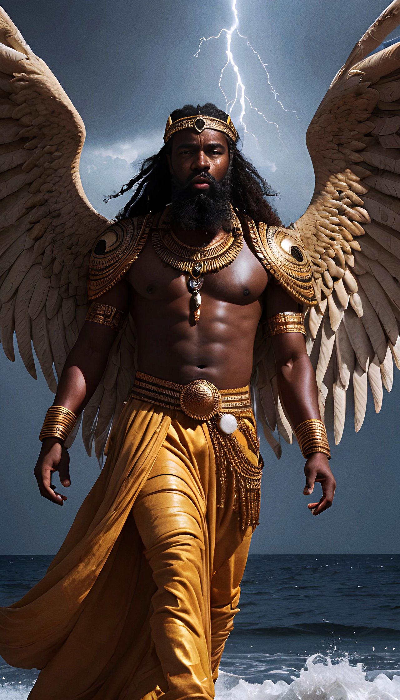 Notus by GreekMythologyinAi on DeviantArt