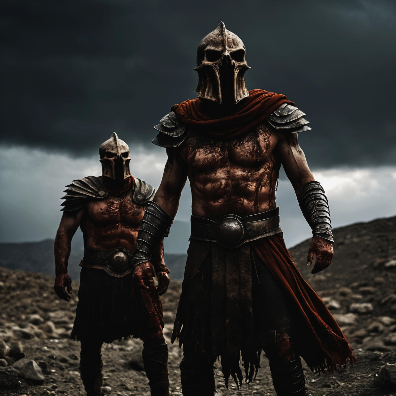 Phobos and Deimos by GreekMythologyinAi on DeviantArt