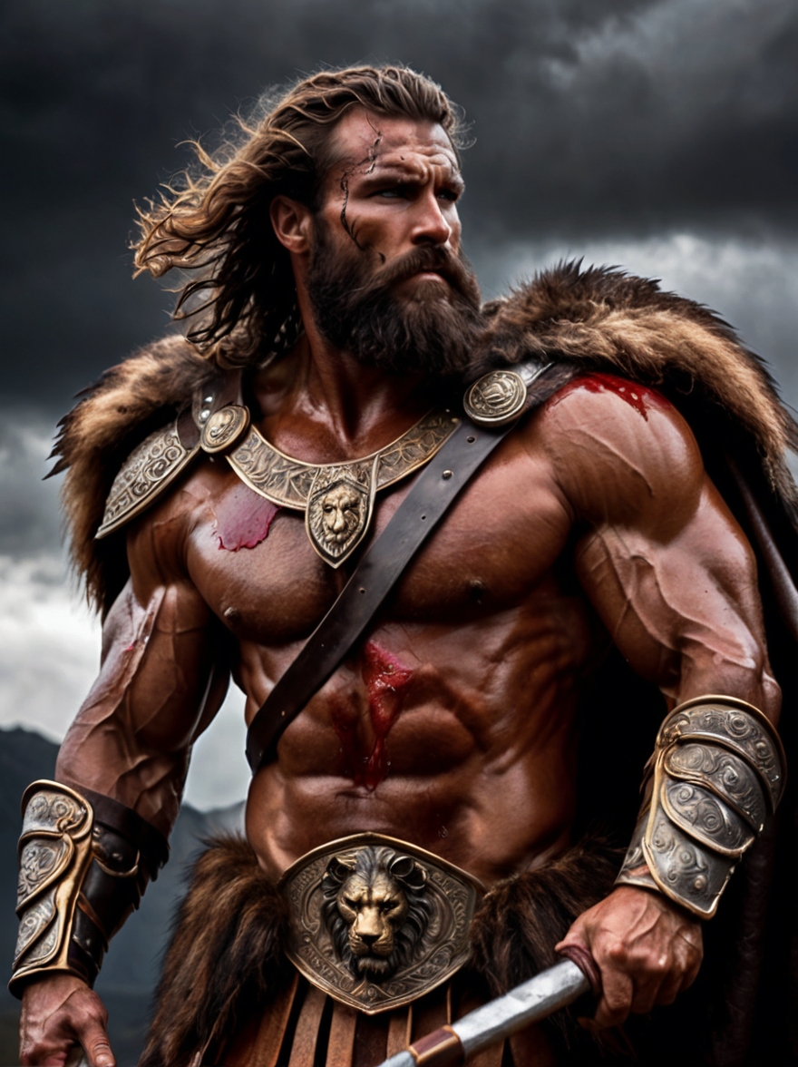 Heracles (Hercules) by GreekMythologyinAi on DeviantArt