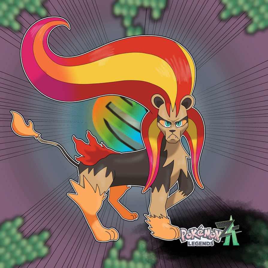 Mega Pyroar Based Off Mega Pyroar (F) by Illugus77 on DeviantArt
