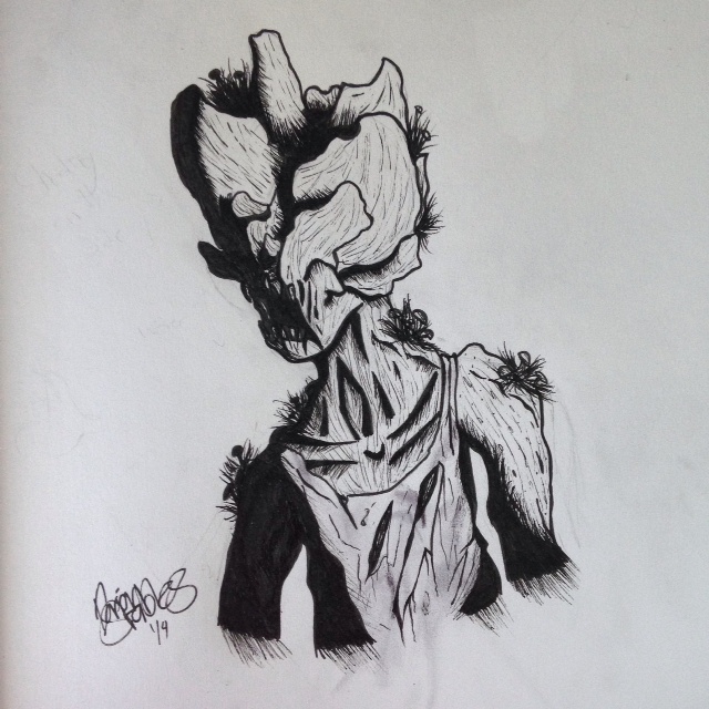 The Last Of Us Clicker Drawing by RevengeOfTheCinema on DeviantArt