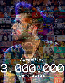 +3 MILLONES DE GRACIAS AURONPLAY.